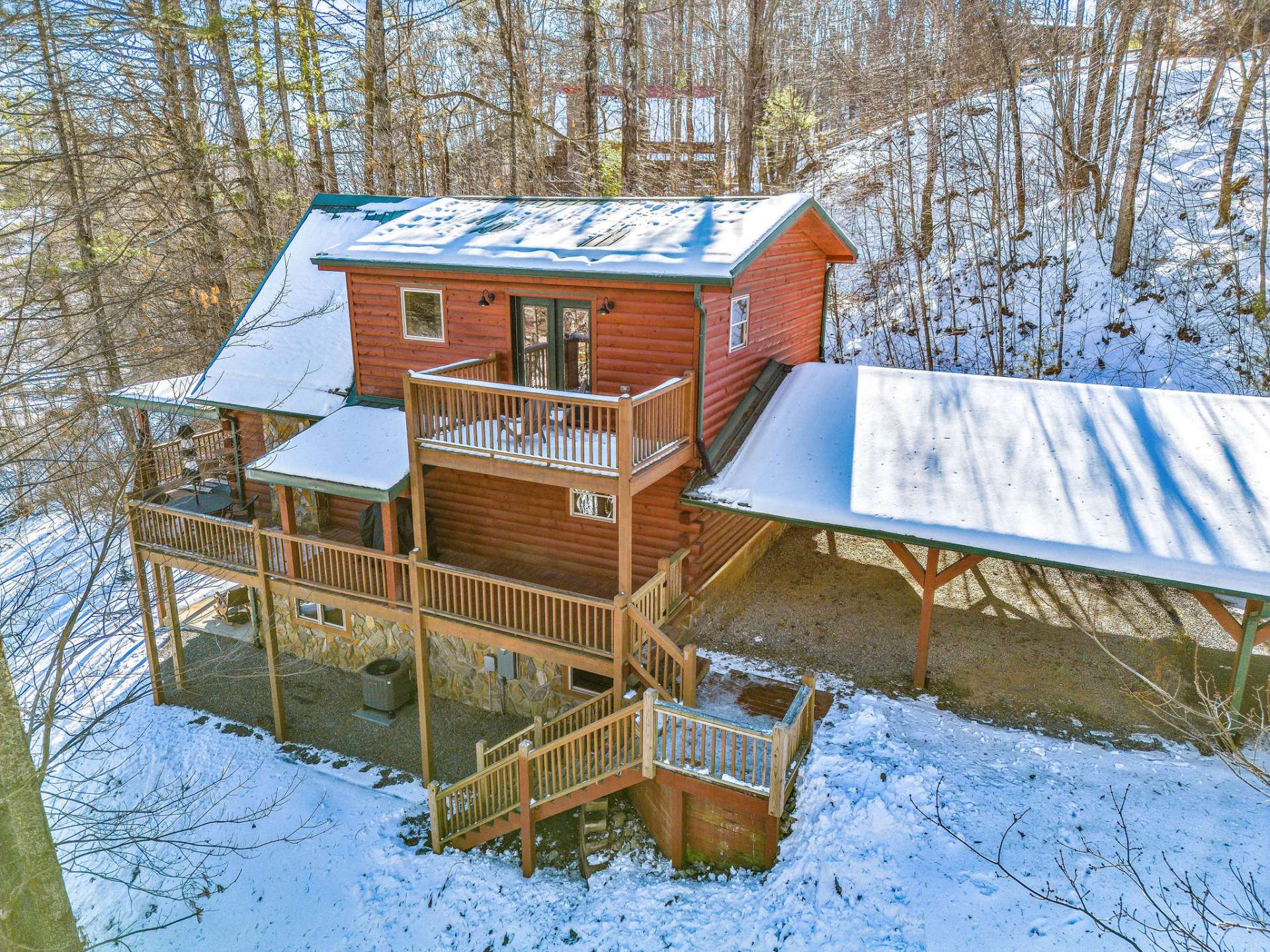 Whether you’re looking for a permanent home, a vacation retreat, or a profitable rental, this mountain gem has it all.