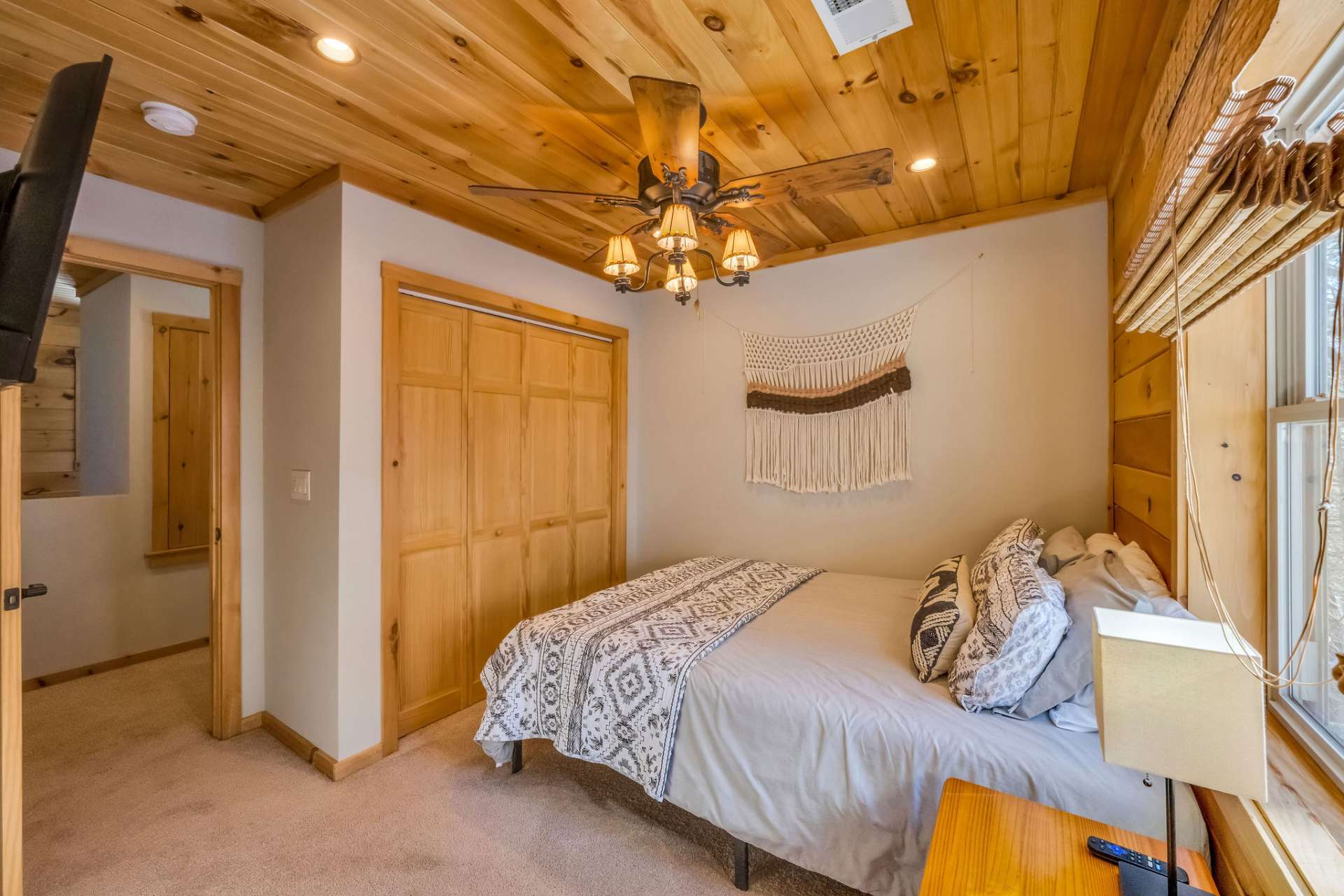 The second upper-level bedroom will give guests space to relax and unwind.