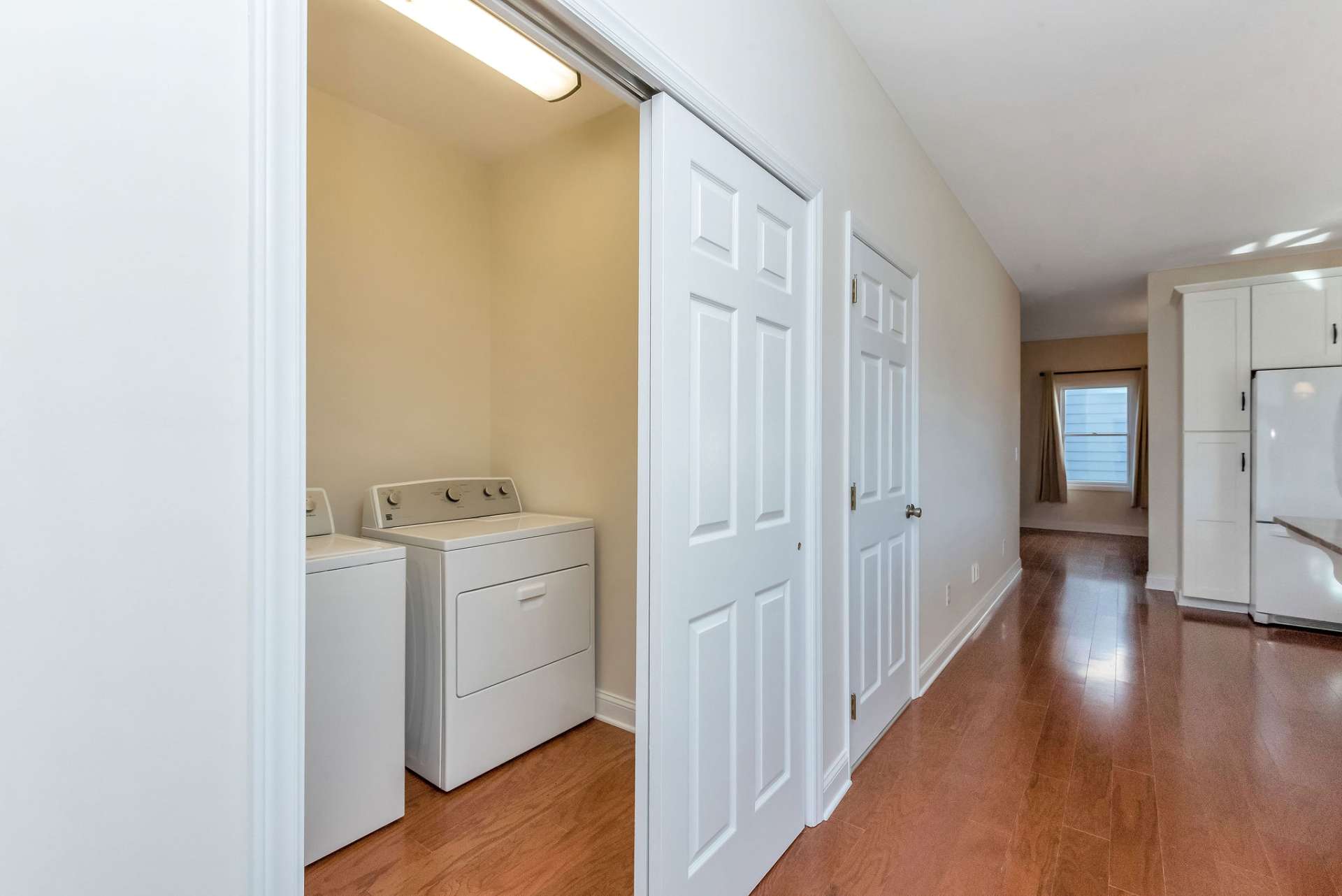 Also, the laundry is off the kitchen on the side close to the bedrooms and guest bath.