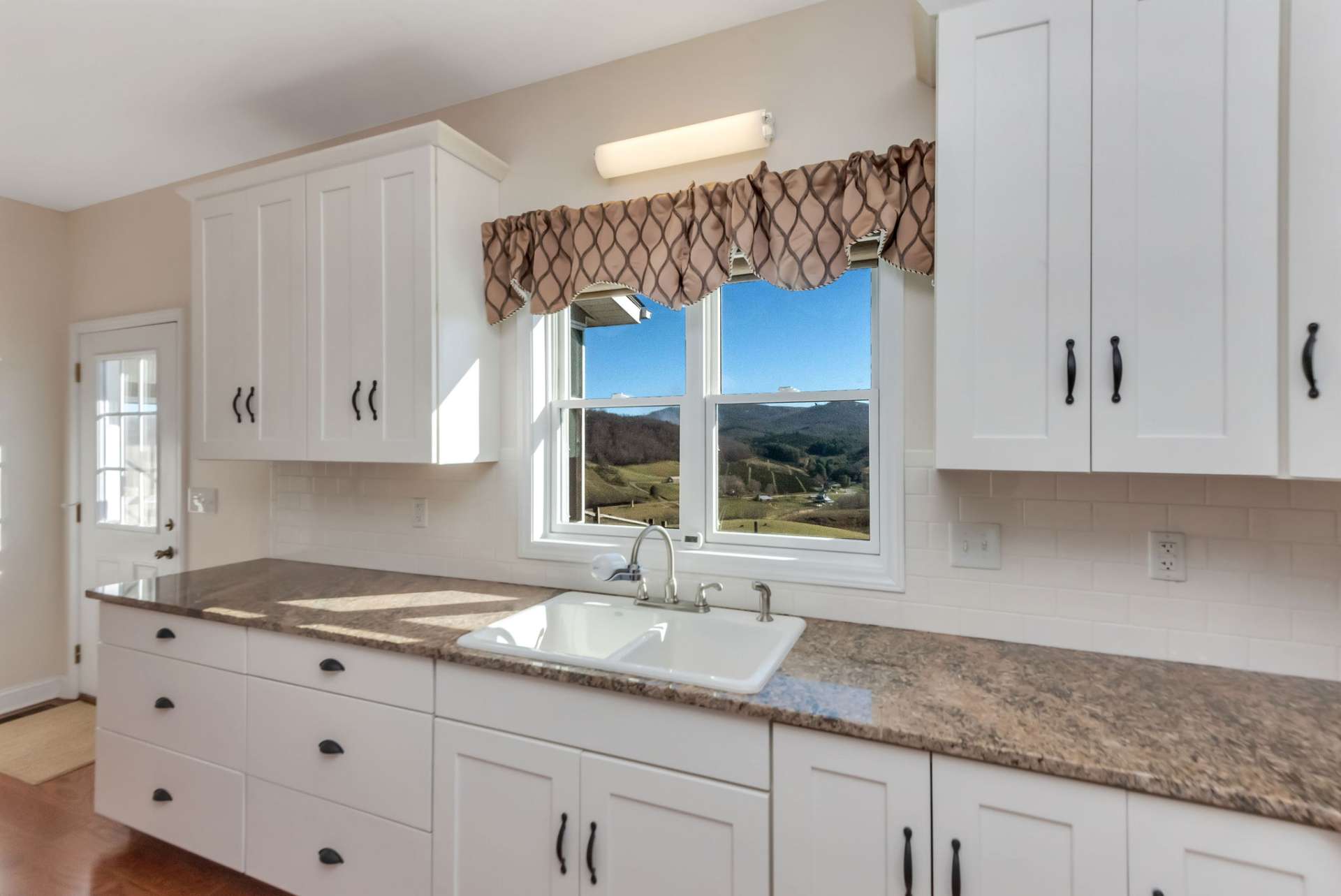 Enjoy the view while washing dishes.