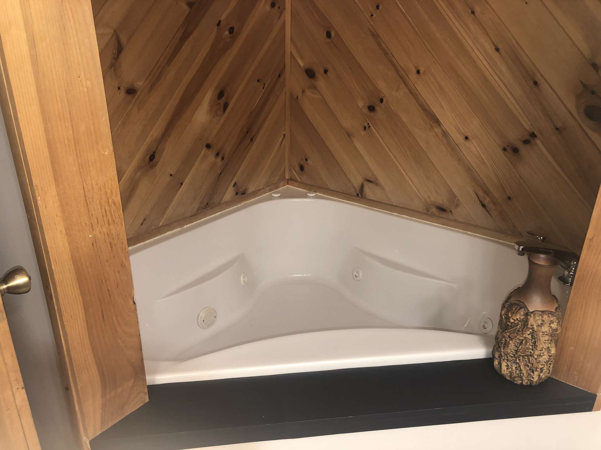 A jacuzzi tub in the primary bath insures the perfect spot to end the day