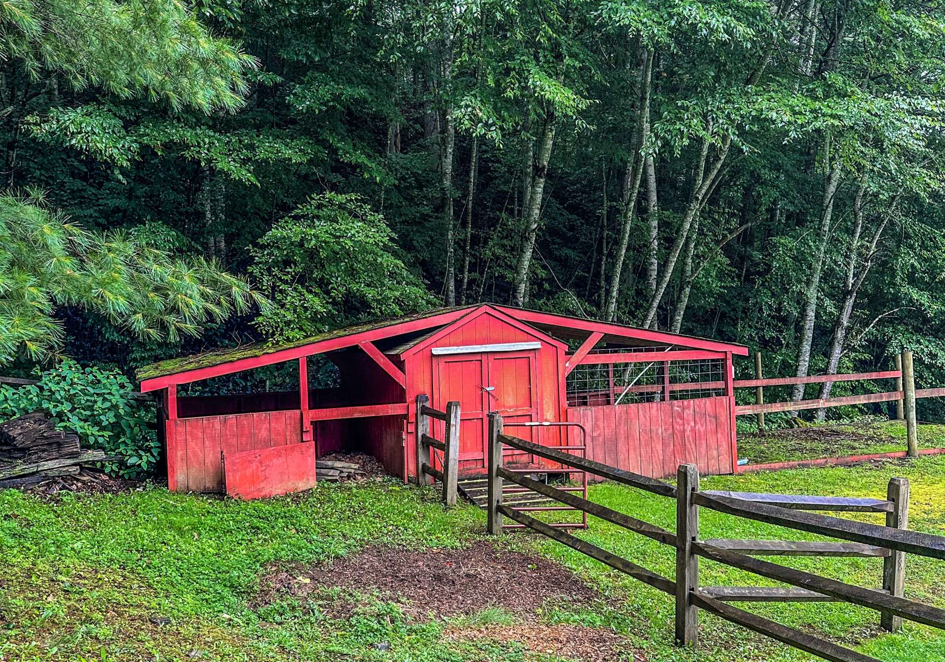 Storage building which could easily be converted to a space for goats or chickens