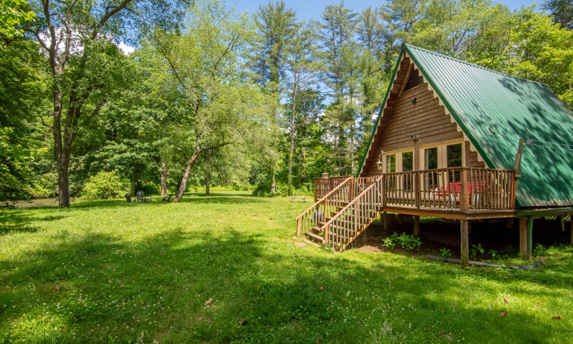 River Front Mountain Cabin Fleetwood NC