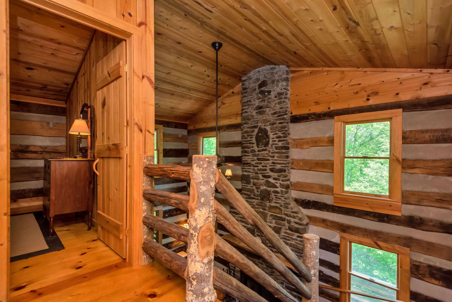 Rustic details adorn every angle of the home.