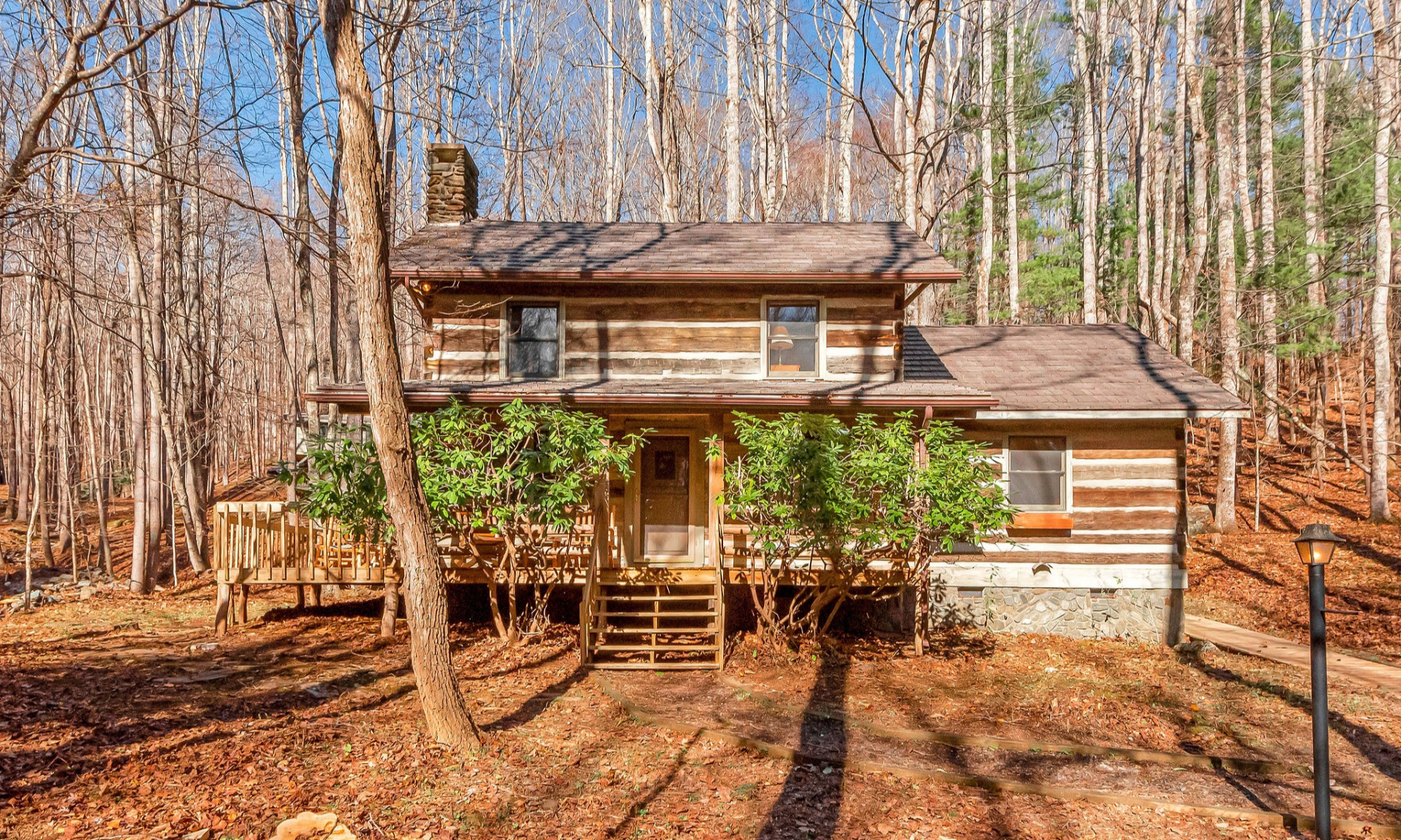 Antique Log Cabin Stonebridge NC