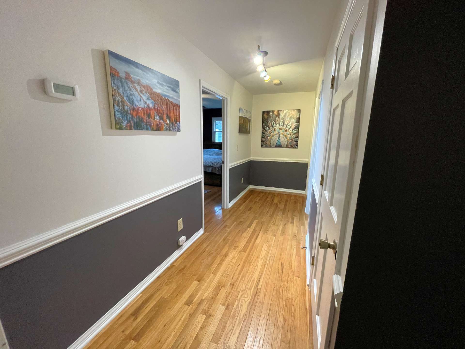 Hallway to bedrooms on main level