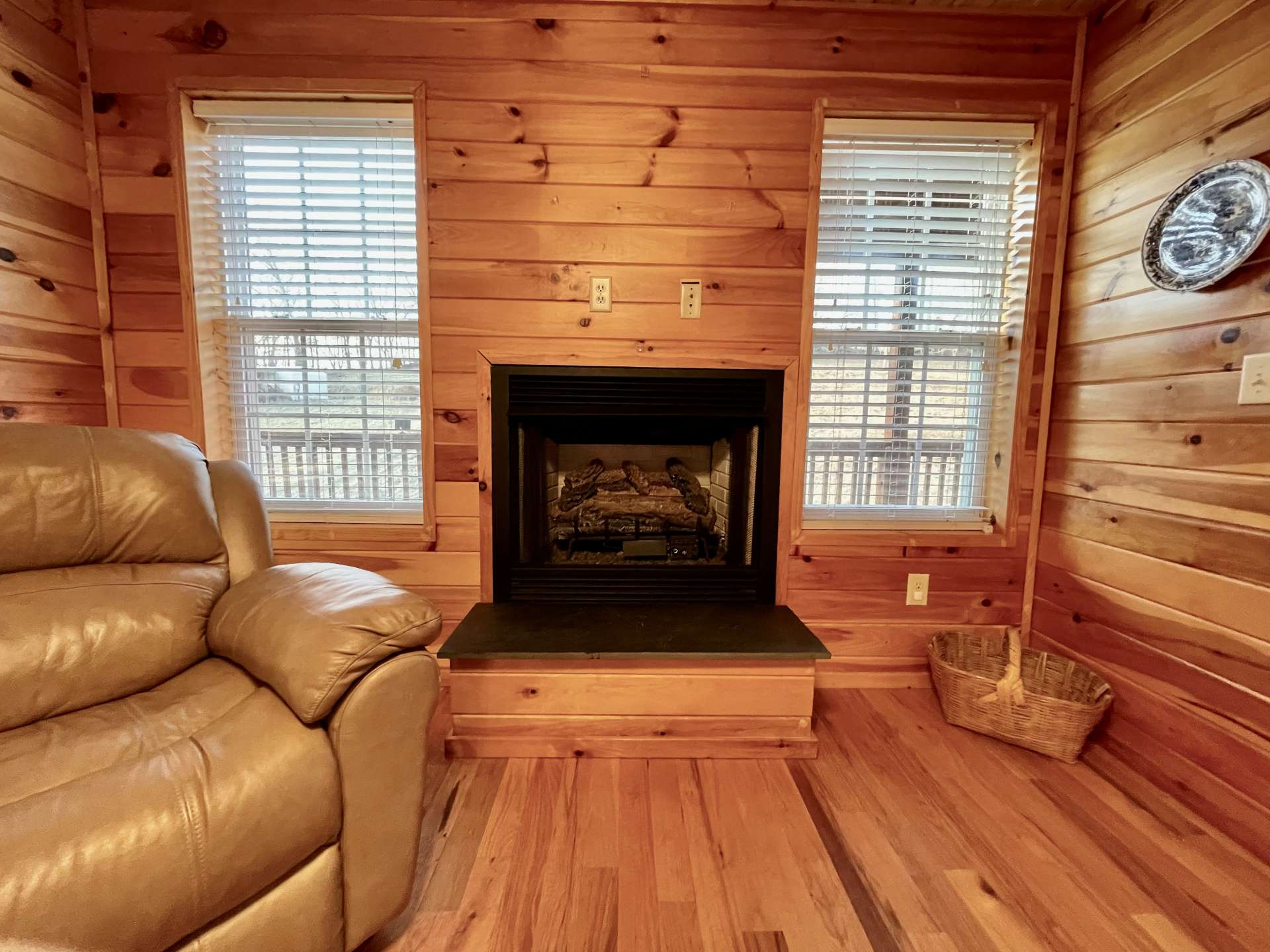 Gas non-vented logs will keep you toasty on winter nights.