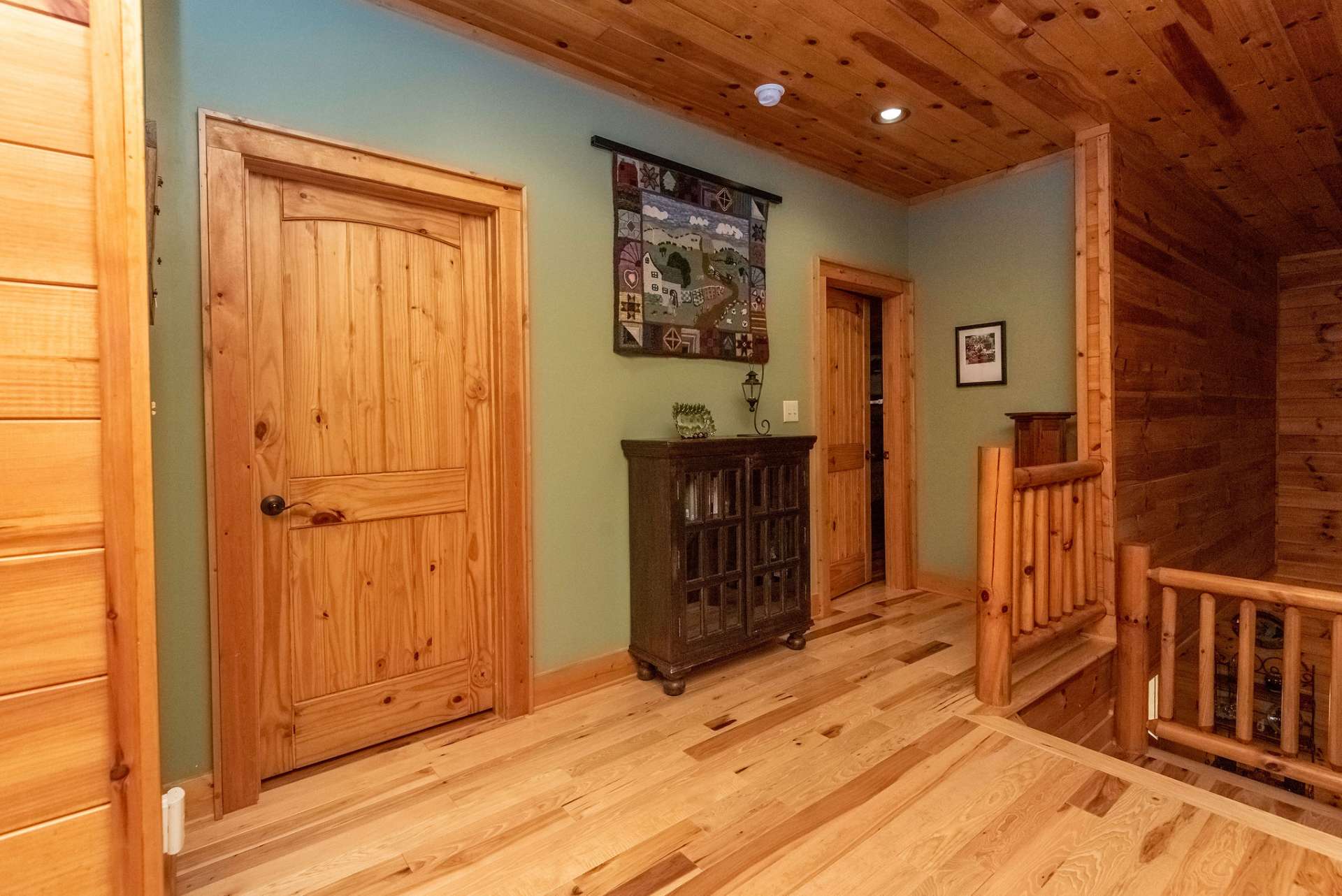 Two guest rooms off of the loft area.