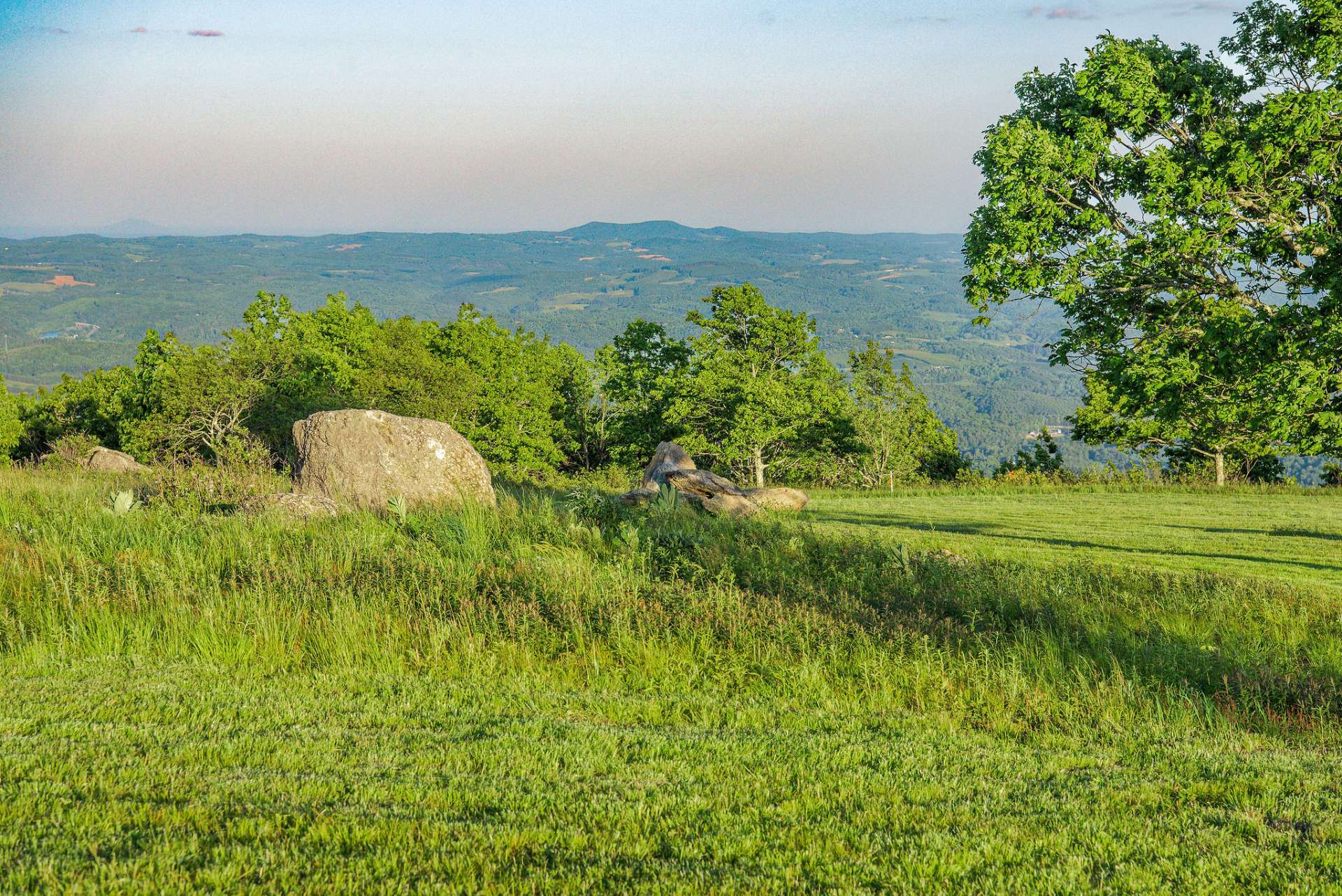 Unique rock outcropping enhance your mountain living experience and provide wonderful landscaping options.