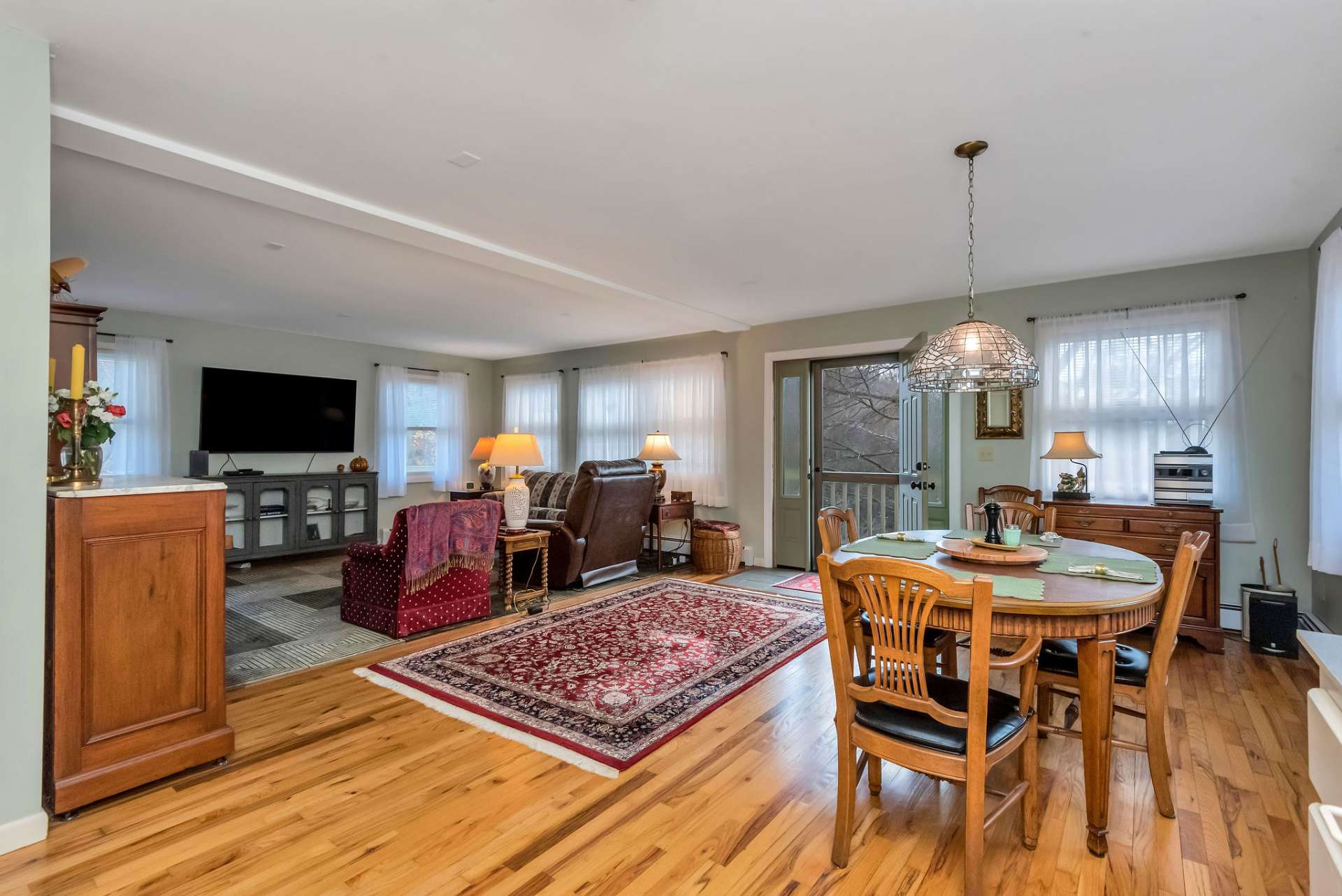 Beautiful hardwood floors throughout the home.