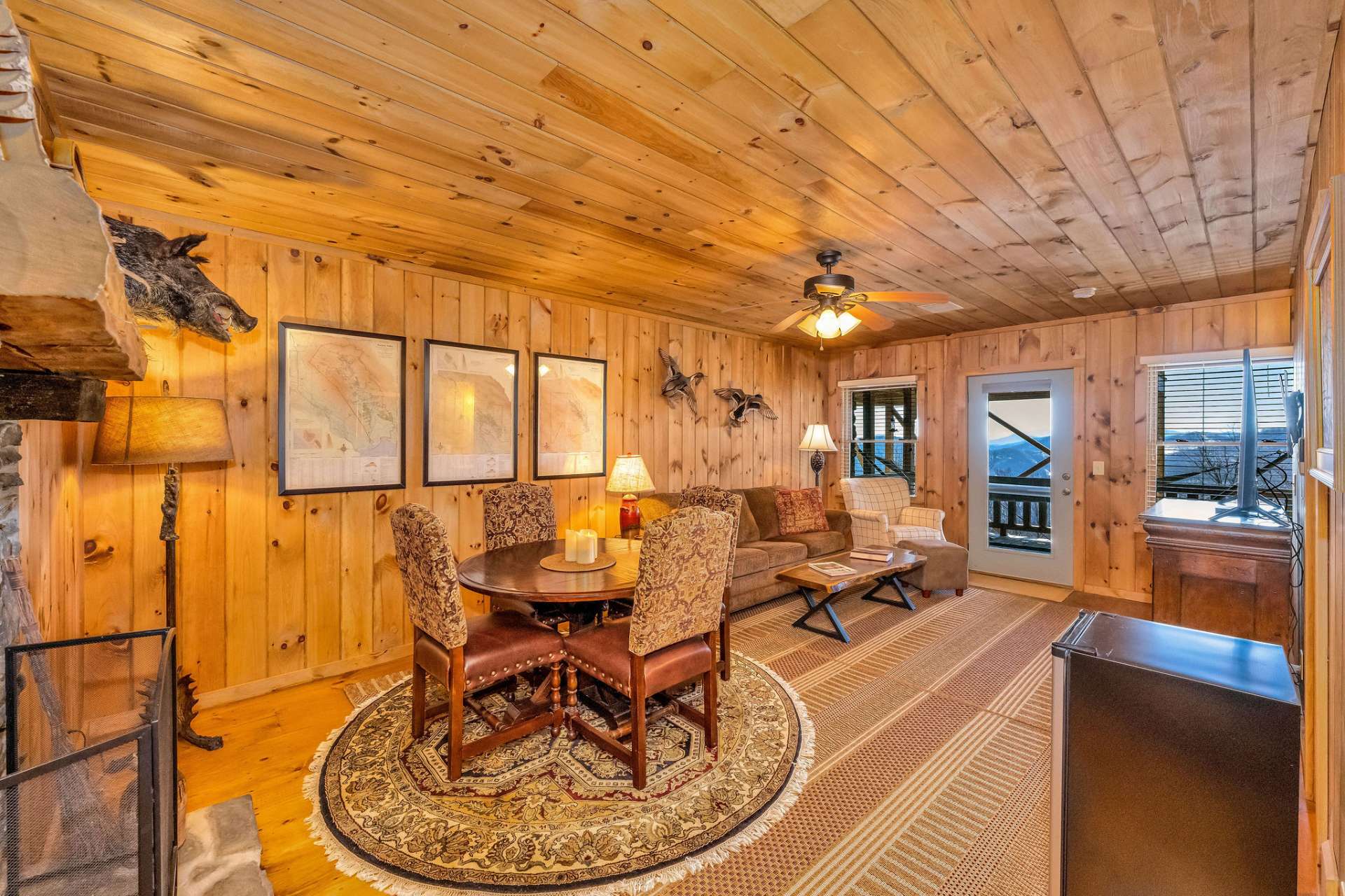 Spend your evenings playing cards or watching a game in this fabulous lower level den/family room.